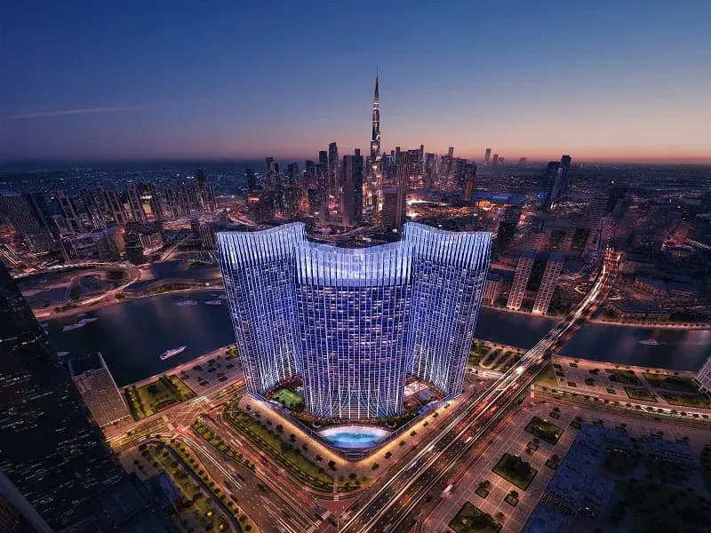 Skyrise by Binghatti Birds-eye view