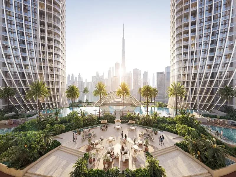Skyrise by Binghatti Community Area